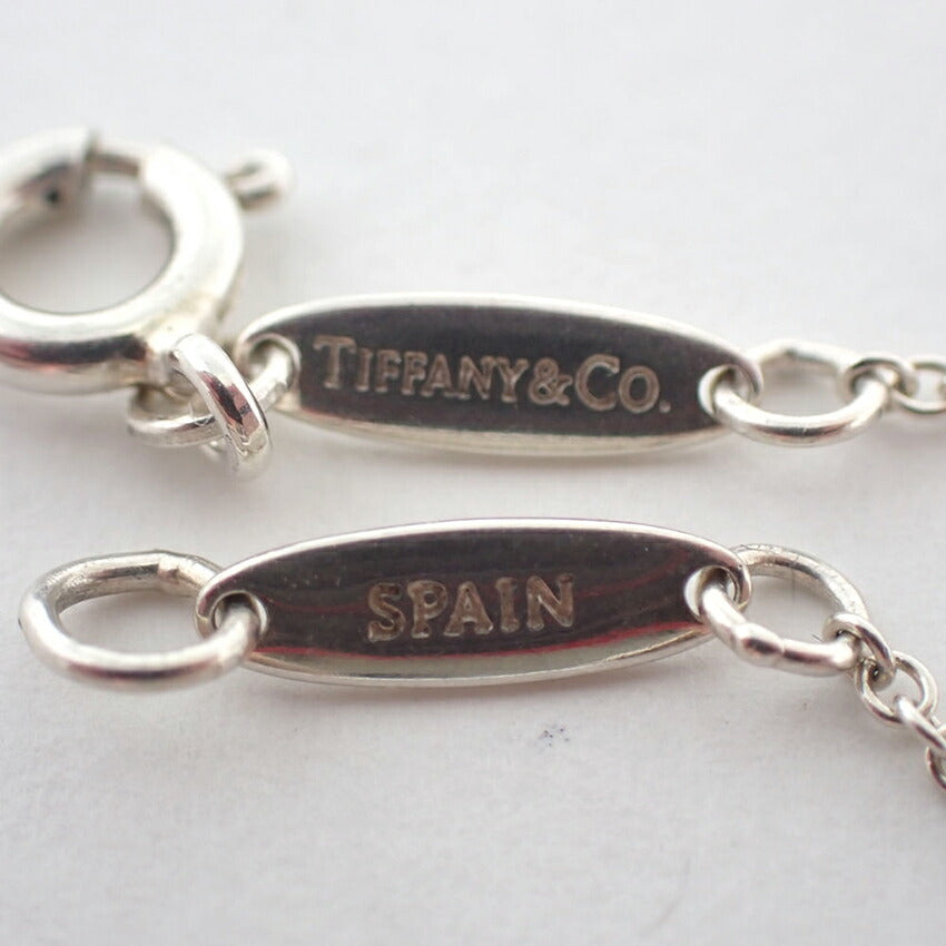 【中古】TIFFANY/ティファニー 925 オープンハート ペンダント/ネックレス/j260-2