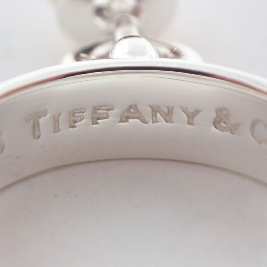 【中古】TIFFANY/ティファニー 925/750 ドアノックボール コンビ リング /12号/j260-3