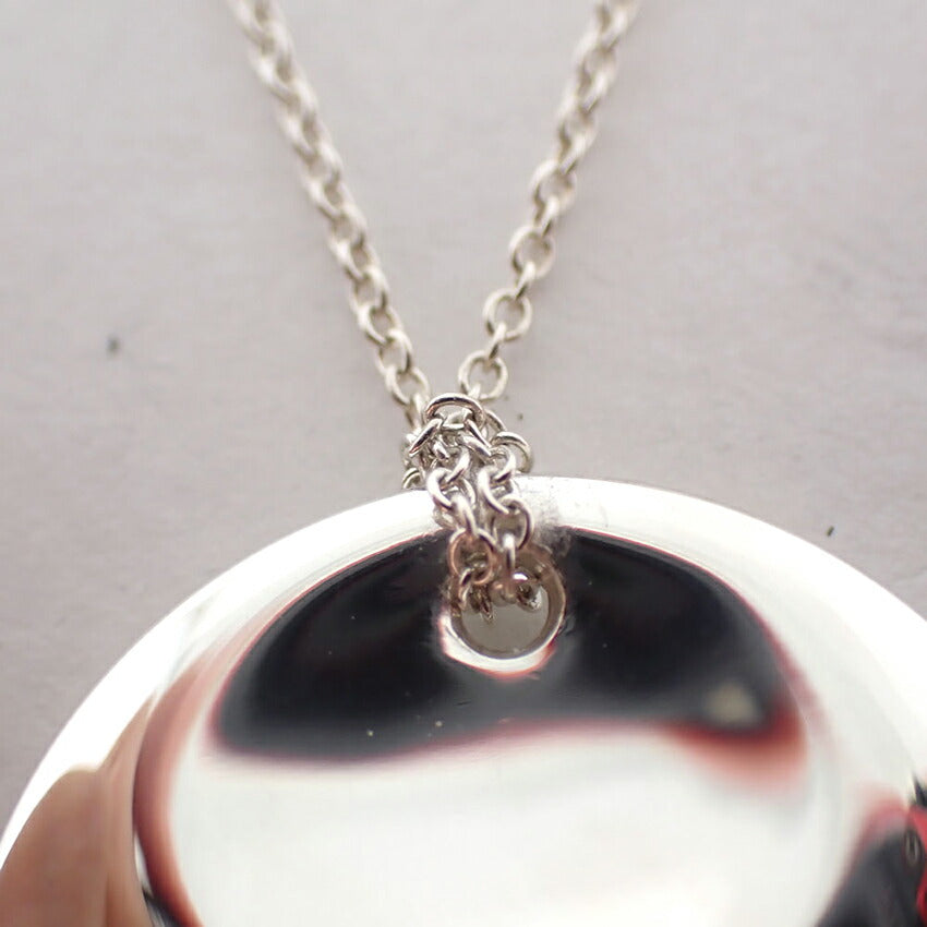 【中古】TIFFANY/ティファニー 925 ラウンド ペンダント/ネックレス/j260-5