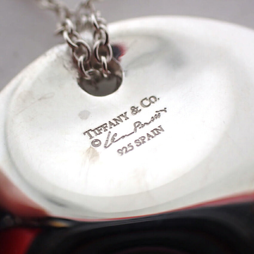 【中古】TIFFANY/ティファニー 925 ラウンド ペンダント/ネックレス/j260-5