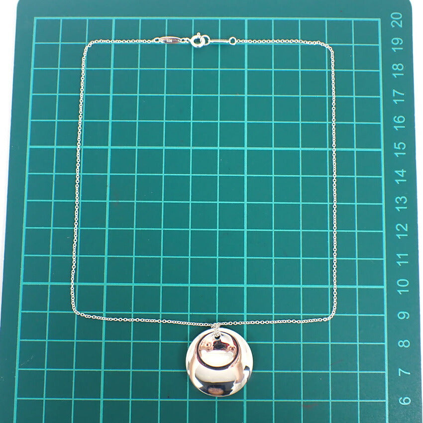 【中古】TIFFANY/ティファニー 925 ラウンド ペンダント/ネックレス/j260-5