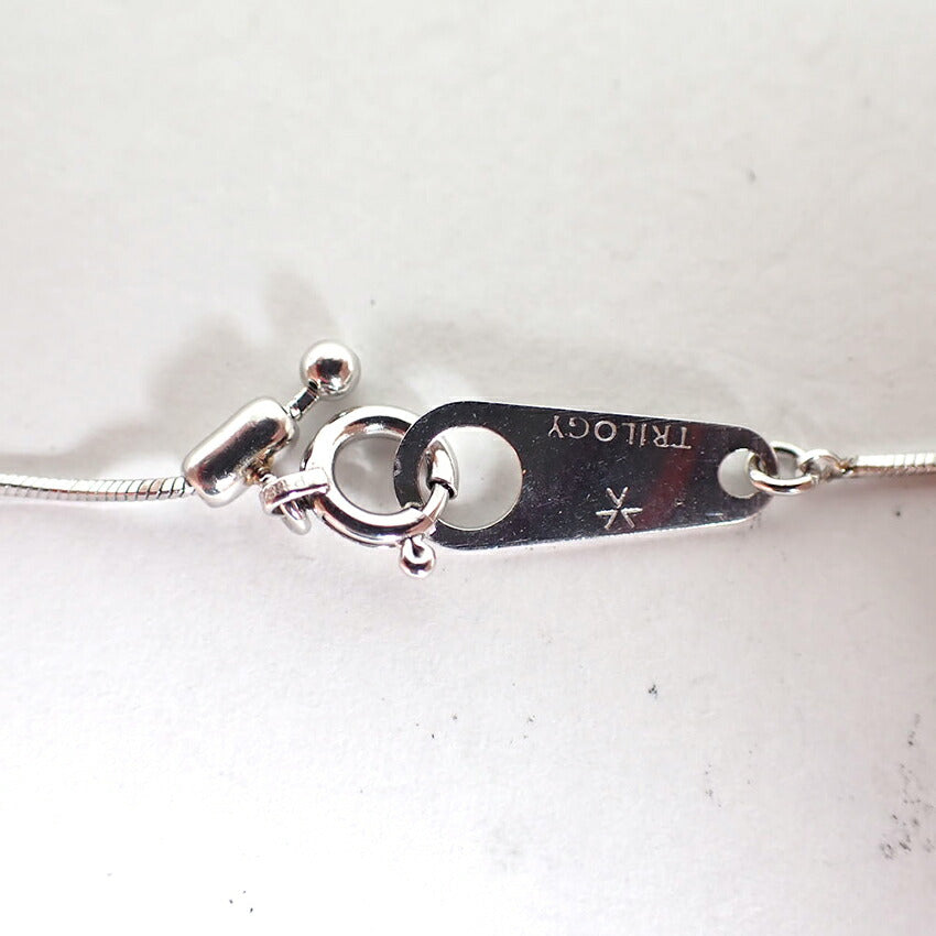 【中古】PT850/900/ダイヤモンド/0.52ct/トリロジー/ペンダント/ネックレス/j261-11