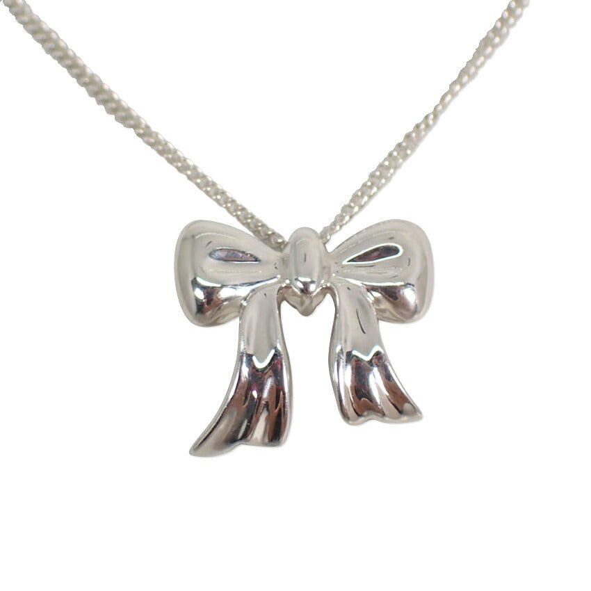 【中古】TIFFANY/ティファニー/925/リボン/ペンダント/ネックレス/j261-8