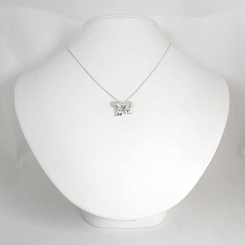 【中古】TIFFANY/ティファニー/925/リボン/ペンダント/ネックレス/j261-8