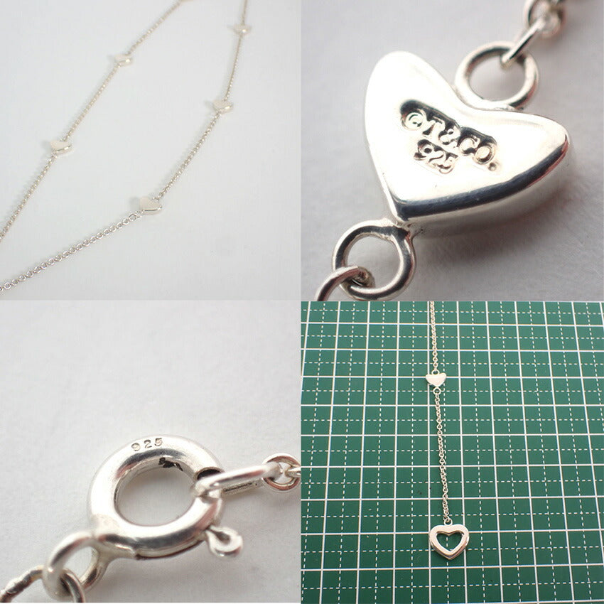 【中古】TIFFANY/ティファニー 925 ハートラリエット ネックレス/j262-1