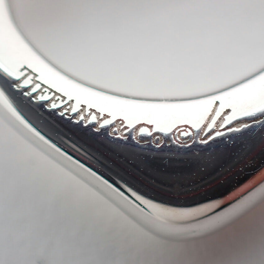 【中古】TIFFANY/ティファニー 925 オープンハート ペンダント/ネックレス/j262-2