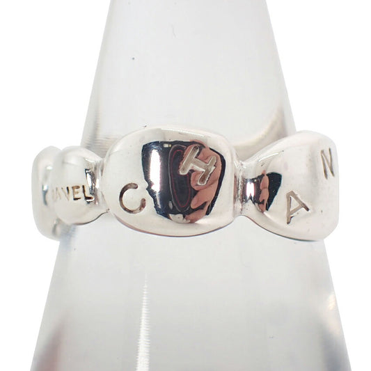 【中古】CHANEL/シャネル 925 ロゴ リング /14号/j262-4