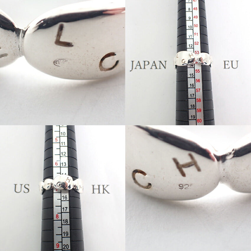 【中古】CHANEL/シャネル 925 ロゴ リング /14号/j262-4