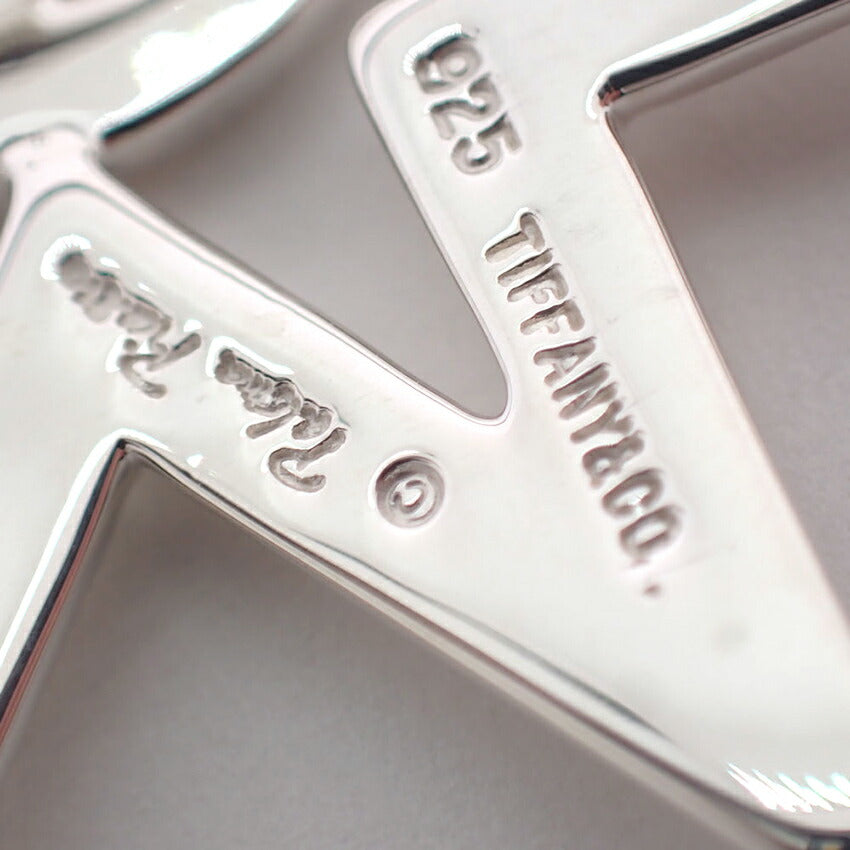 【中古】TIFFANY/ティファニー 925 スターモチーフ ヴィンテージ ブローチ/j262-7
