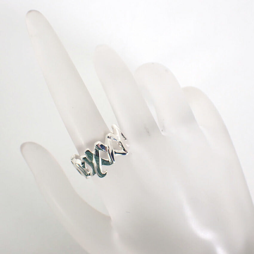 【中古】TIFFANY/ティファニー 925 パロマピカソ ラブ＆キス  エタニティリング /11号/j262-8