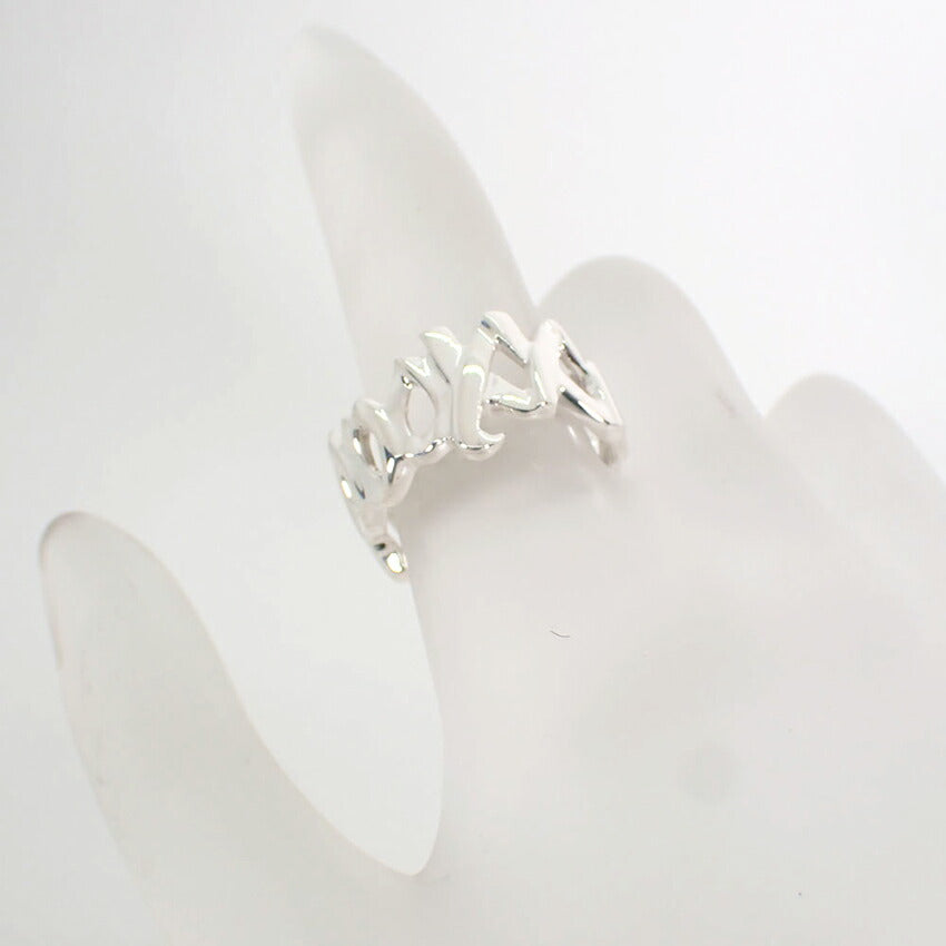 【中古】TIFFANY/ティファニー 925 パロマピカソ ラブ＆キス  エタニティリング /11号/j262-8