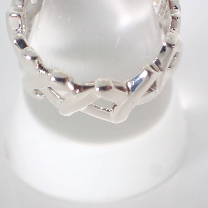 【中古】TIFFANY/ティファニー 925 パロマピカソ ラブ＆キス  エタニティリング /11号/j262-8