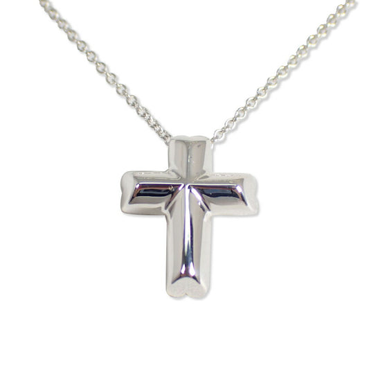 【中古】TIFFANY/ティファニー 925 テンダネスハート クロス ペンダント/ネックレス/j264-11