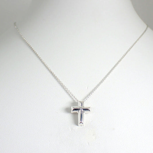 【中古】TIFFANY/ティファニー 925 テンダネスハート クロス ペンダント/ネックレス/j264-11