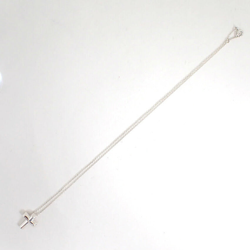 【中古】TIFFANY/ティファニー 925 テンダネスハート クロス ペンダント/ネックレス/j264-11