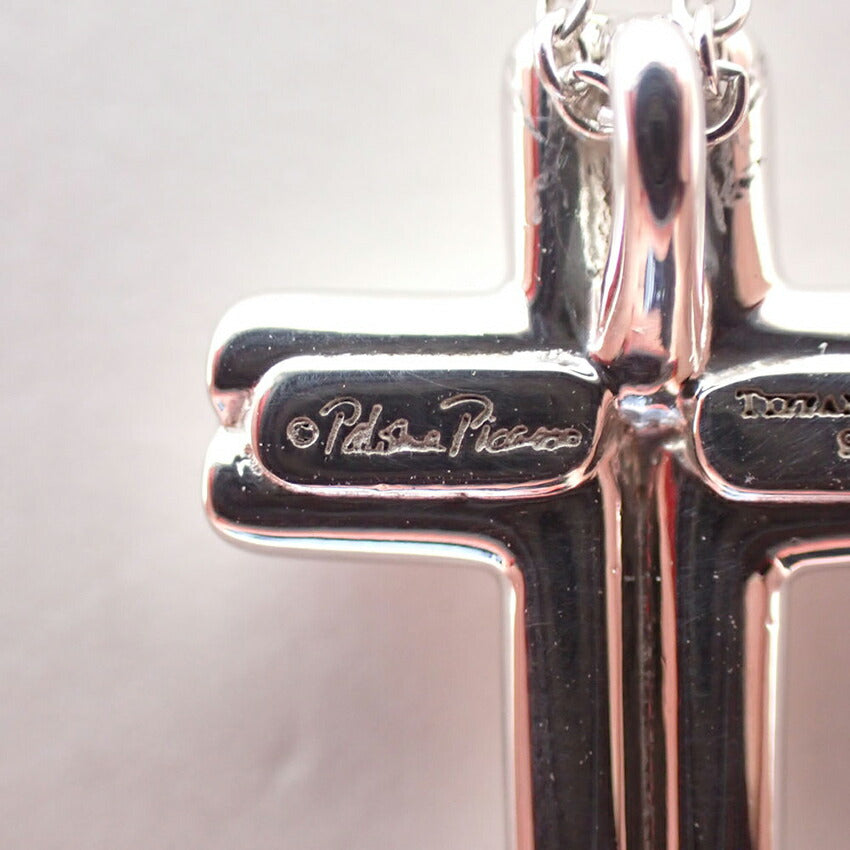 【中古】TIFFANY/ティファニー 925 テンダネスハート クロス ペンダント/ネックレス/j264-11