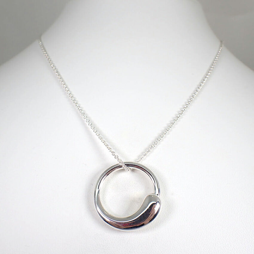 【中古】TIFFANY/ティファニー 925 エターナルサークル ペンダント/ネックレス/j264-3