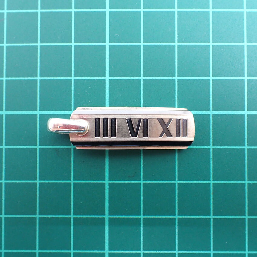 【中古】TIFFANY/ティファニー 925 アトラス タグ ペンダントトップ/j264-4