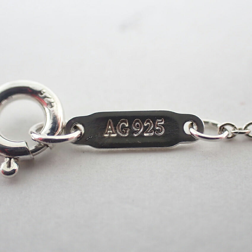 【中古】TIFFANY/ティファニー 925/メタル 1837 トリプル インターロッキング ペンダント/ネックレス/j264-5