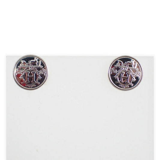 【中古】HERMES/エルメス エクスリブリス ピアス TPM SV925/j265-4