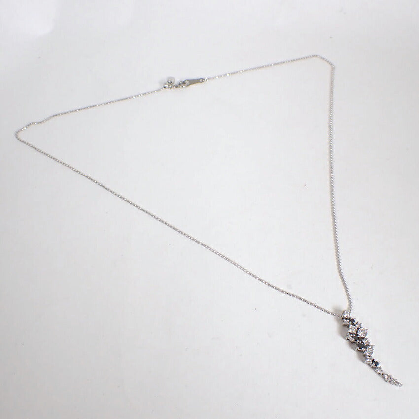 【中古】Pt900/850 ダイヤモンド/0.52ct ペンダント/ネックレス/j266-10