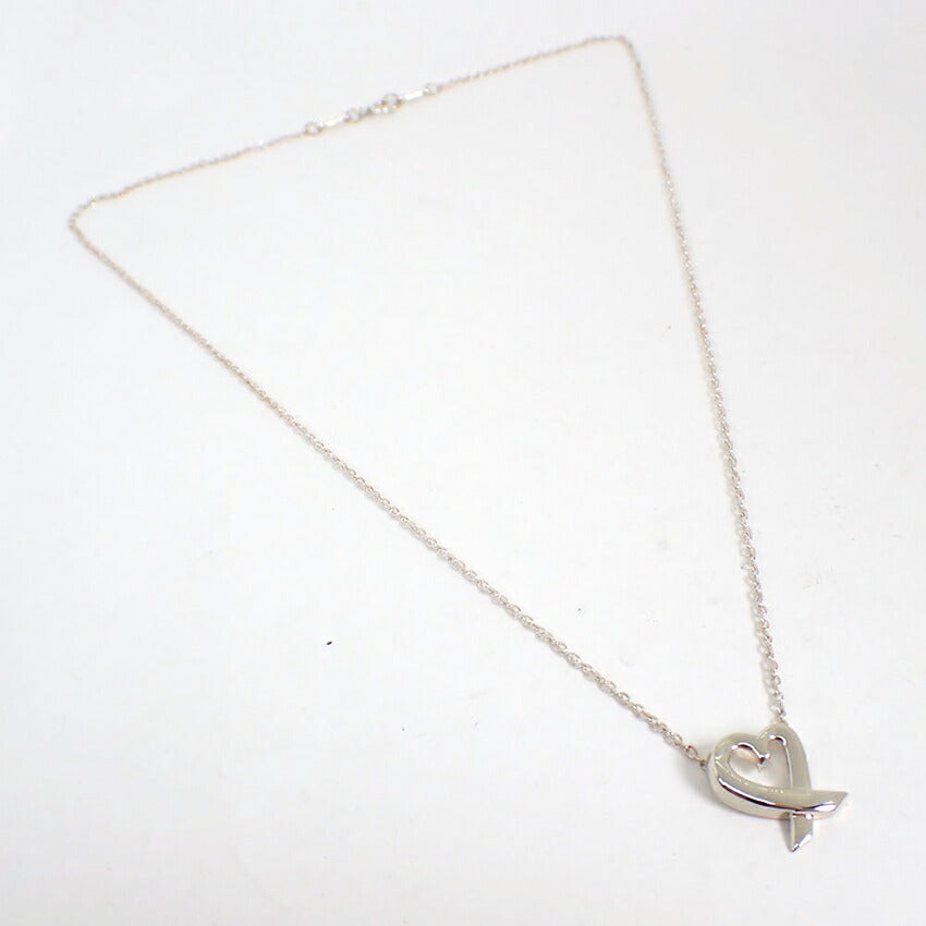 【中古】TIFFANY/ティファニー 925 ラビングハート ペンダント/ネックレス/j266-4
