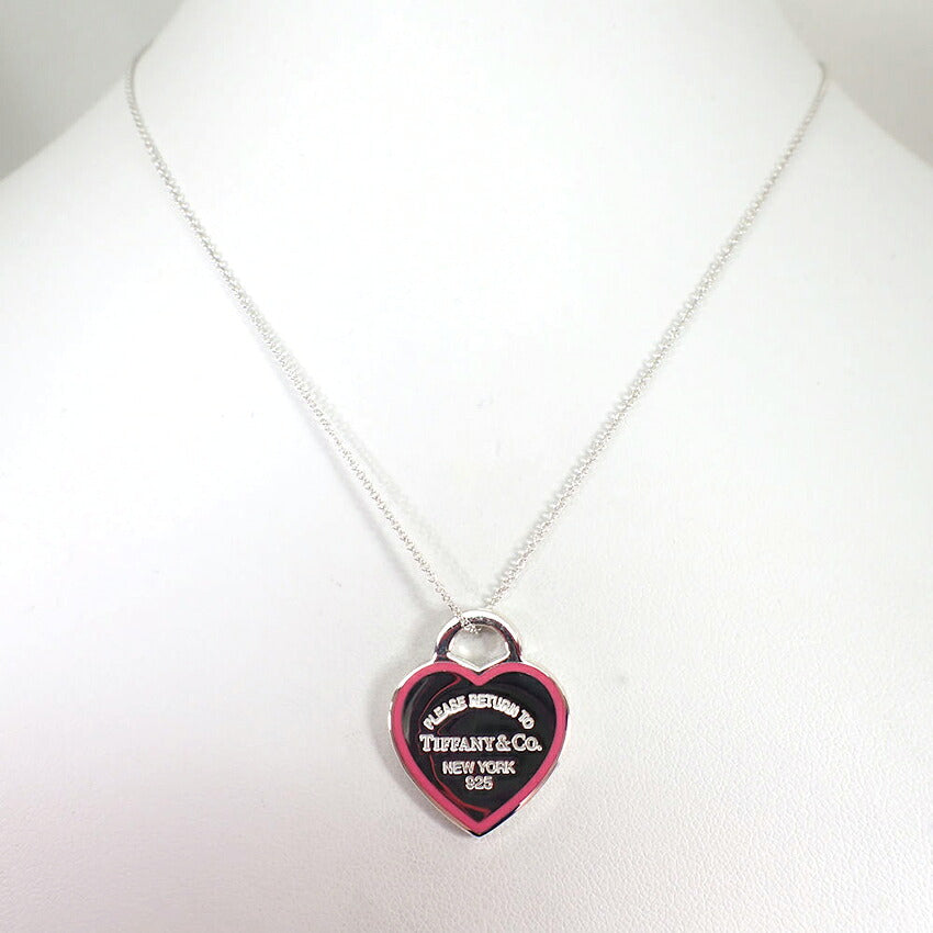 【中古】TIFFANY/ティファニー 925 リターントゥティファニー ハートタグ ピンク ペンダント/j267-10
