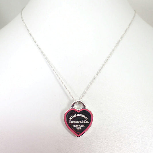 【中古】TIFFANY/ティファニー 925 リターントゥティファニー ハートタグ ピンク ペンダント/j267-10