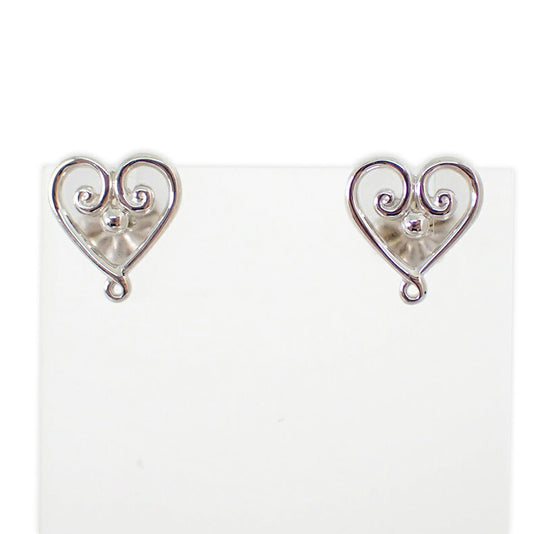 【中古】TIFFANY/ティファニー 925 ヴェネチアン ゴルドーニ ハート ピアス/j267-1