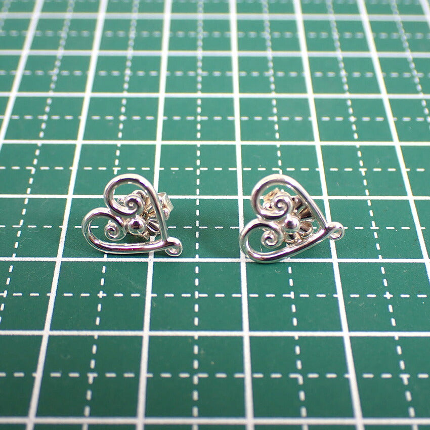 【中古】TIFFANY/ティファニー 925 ヴェネチアン ゴルドーニ ハート ピアス/j267-1