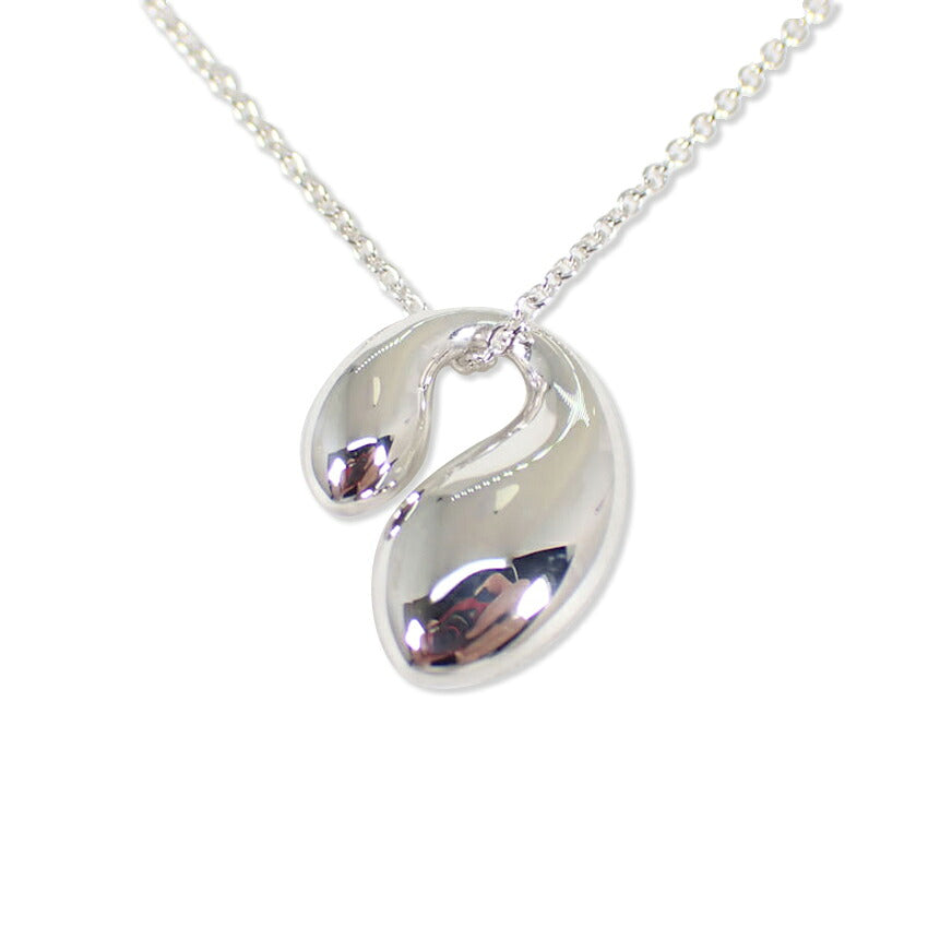 【中古】TIFFANY/ティファニー 925 ダブルティアドロップ ペンダント/ネックレス/j267-2