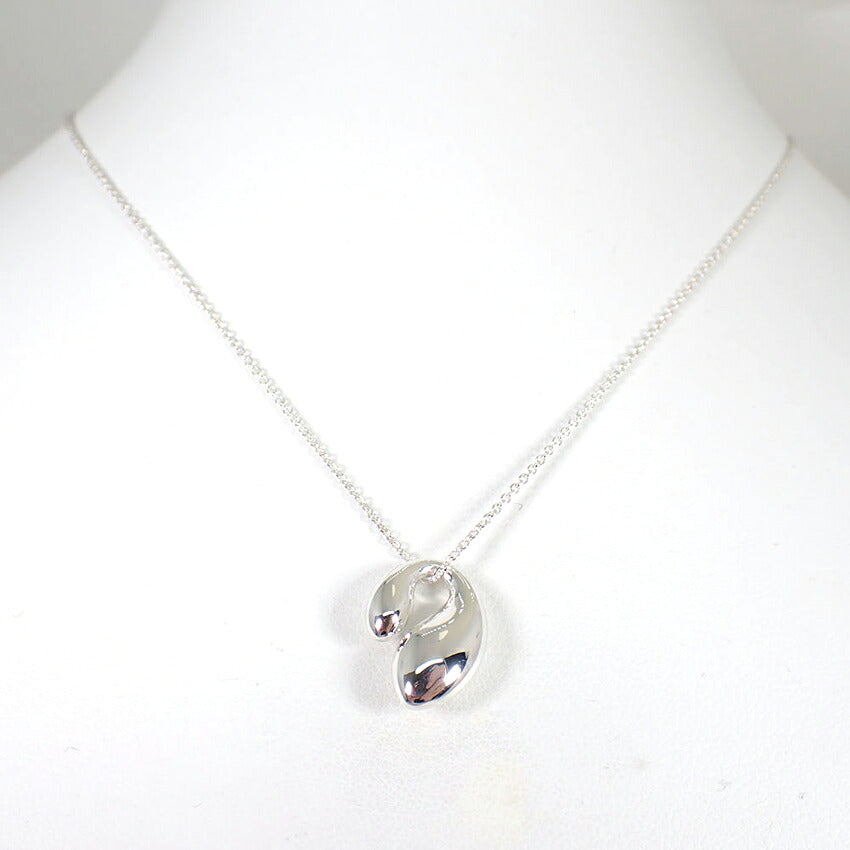 【中古】TIFFANY/ティファニー 925 ダブルティアドロップ ペンダント/ネックレス/j267-2