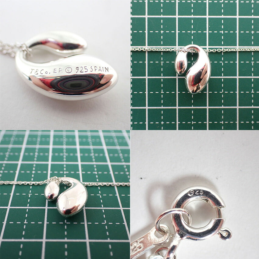 【中古】TIFFANY/ティファニー 925 ダブルティアドロップ ペンダント/ネックレス/j267-2