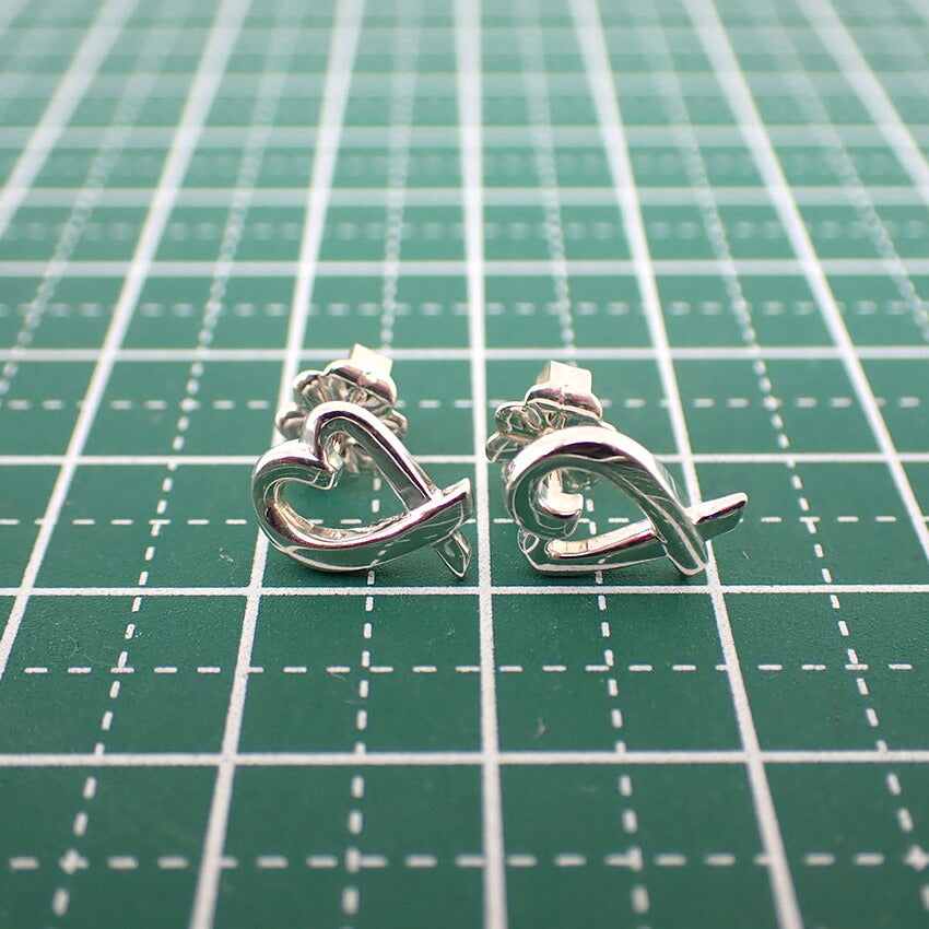 【中古】TIFFANY/ティファニー 925 ラビングハート ピアス/j267-5