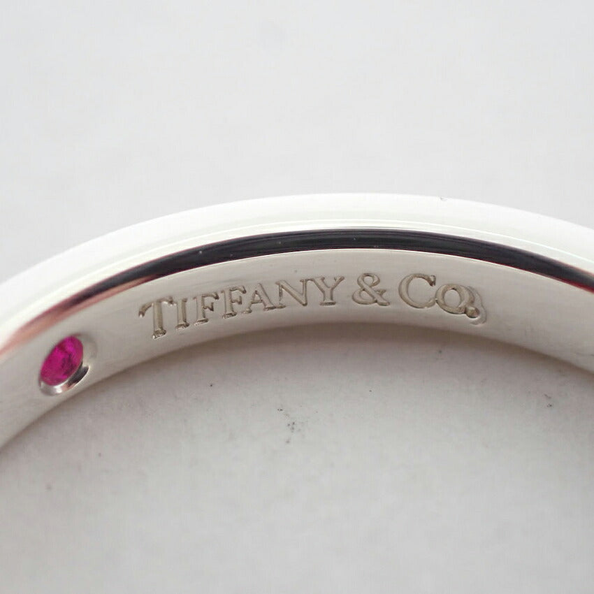 【中古】TIFFANY/ティファニー 925 ルビー スタッキングバンド リング /6.5号/j267-8