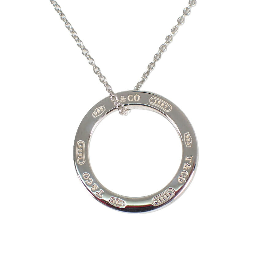 【中古】TIFFANY/ティファニー 925 1837 サークル ネックレス/j268-1