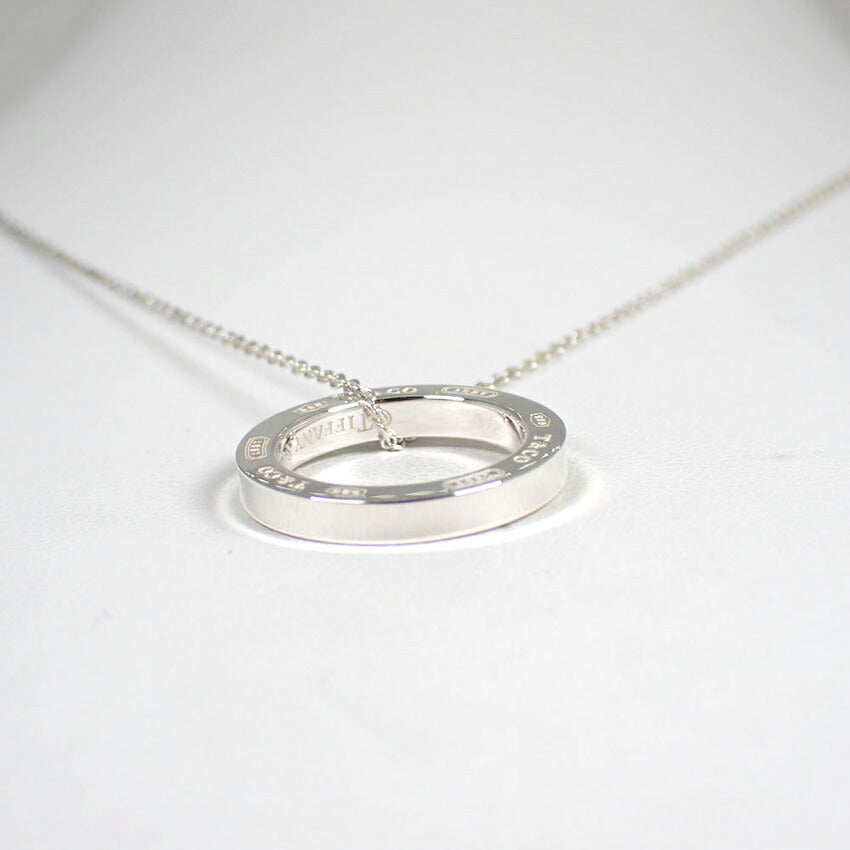 【中古】TIFFANY/ティファニー 925 1837 サークル ネックレス/j268-1