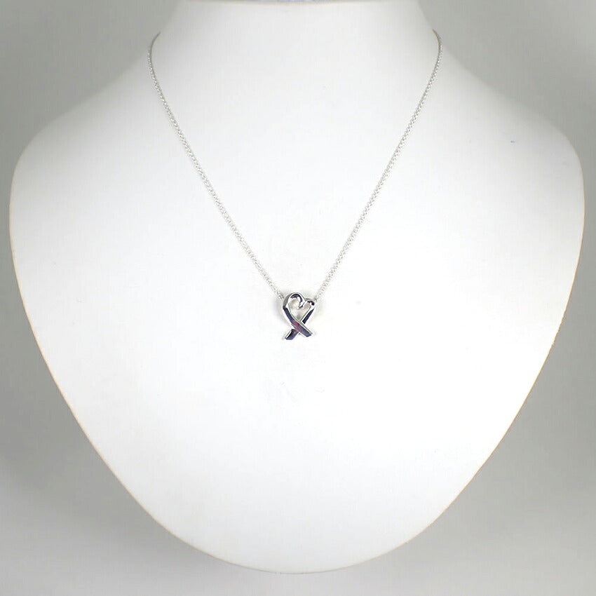 【中古】TIFFANY/ティファニー 925 ラビングハート ペンダント/ネックレス/j268-2