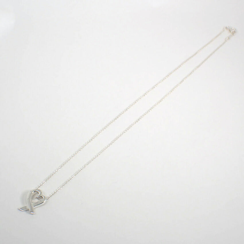 【中古】TIFFANY/ティファニー 925 ラビングハート ペンダント/ネックレス/j268-2