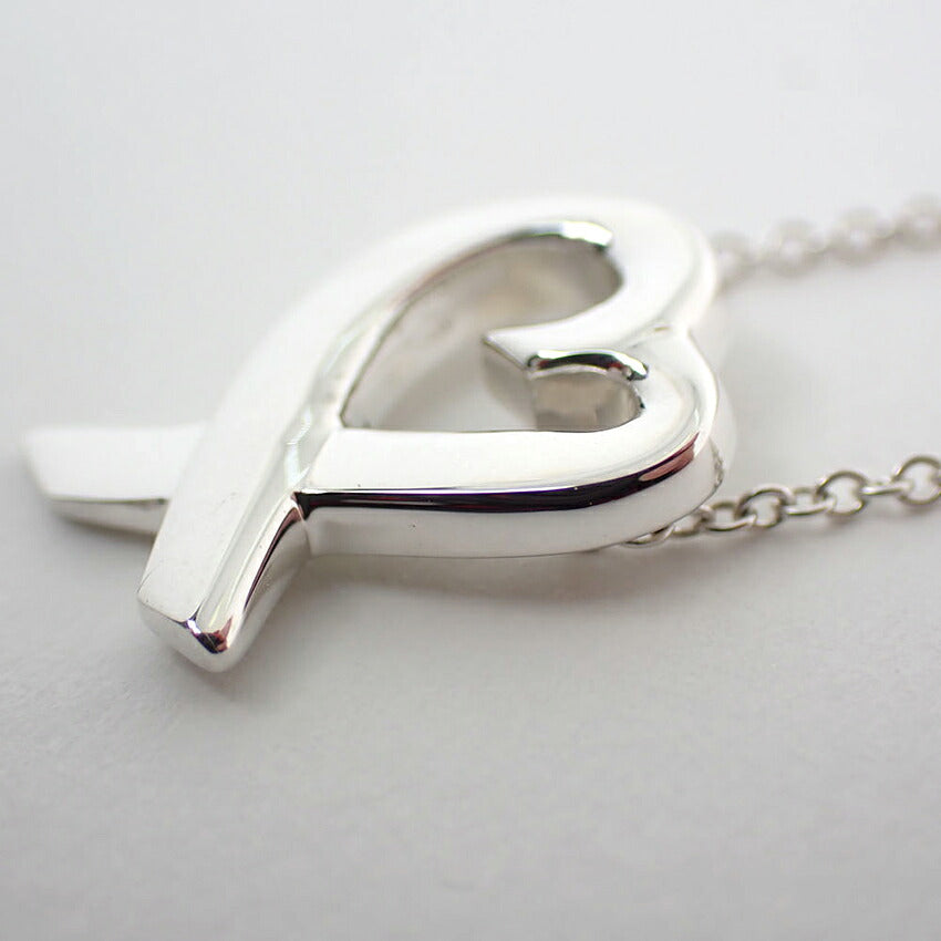 【中古】TIFFANY/ティファニー 925 ラビングハート ペンダント/ネックレス/j268-2