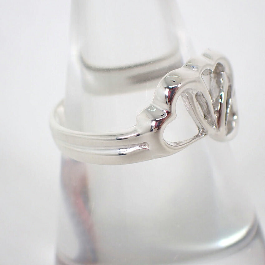 【中古】TIFFANY/ティファニー 925 トリプルハート リング /12号/j268-3