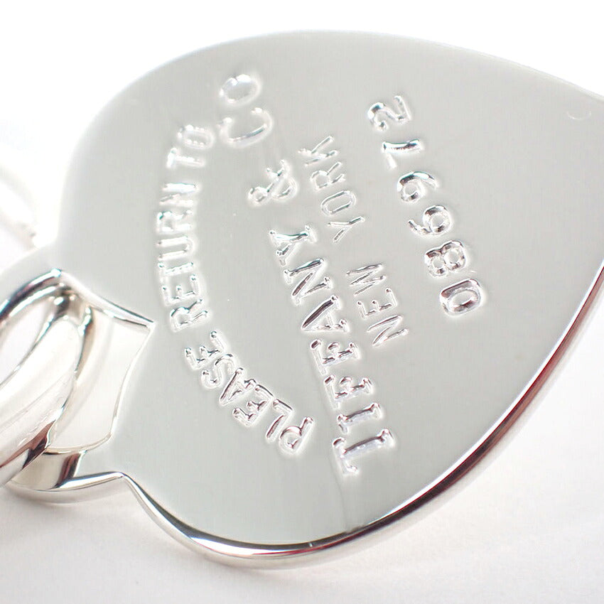【中古】TIFFANY/ティファニー 925 リターントゥティファニー ハートタグ キーリング/j268-6