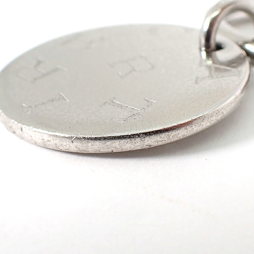 【中古】Cartier/カルティエ シルバーカラー ロゴ キーホルダー/キーリング/j269-10