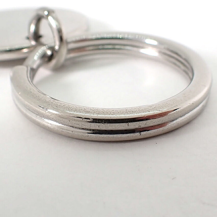 【中古】Cartier/カルティエ シルバーカラー ロゴ キーホルダー/キーリング/j269-10