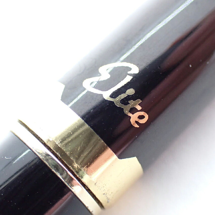 【中古】PILOT/パイロット 万年筆  ペン先18K ブラック×ゴールド/j269-1
