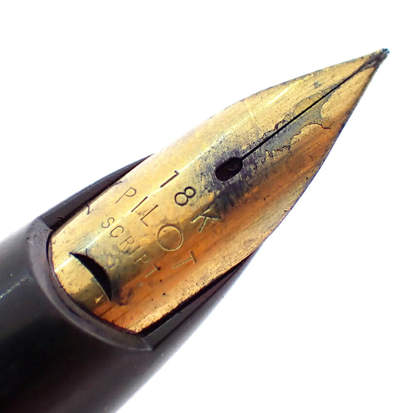 【中古】PILOT/パイロット 万年筆  ペン先18K ブラック×ゴールド/j269-1