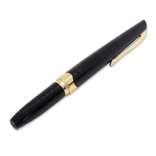 【中古】PLATINUM/プラチナム 万年筆 ペン先１８K ブラック×ゴールド/j269-2