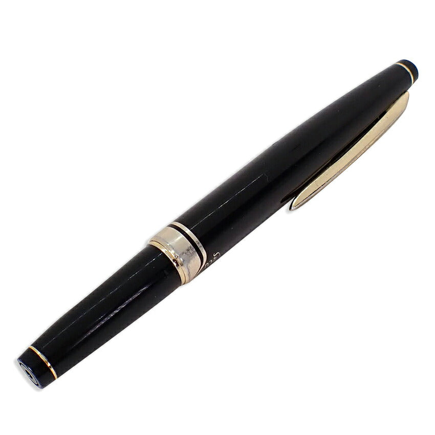 【中古】PILOT/パイロット 万年筆  ペン先21K ブラック×ゴールド/j269-5