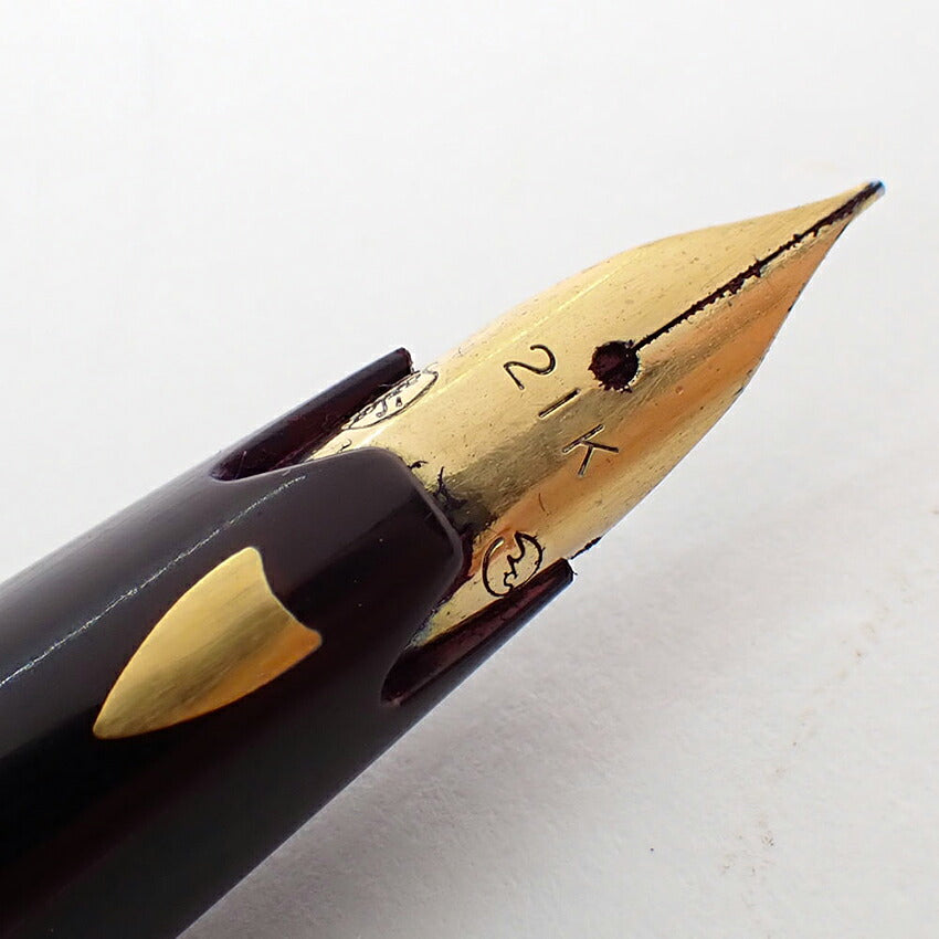 【中古】PILOT/パイロット 万年筆  ペン先21K ブラック×ゴールド/j269-5