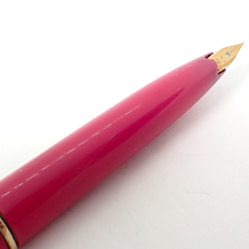 【中古】PLATINUM/プラチナム 万年筆 ペン先１４K ピンク×ゴールド/j269-6